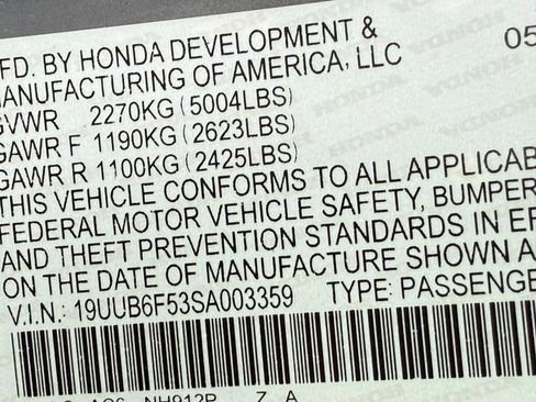 Certified 2025 Acura TLX SH-AWD w/ A-SPEC Pkg image 14