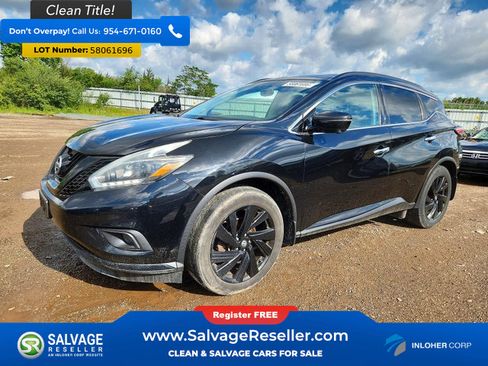 Used 2018 Nissan Murano SL w/ Midnight Edition Package AWD/4WD image 1