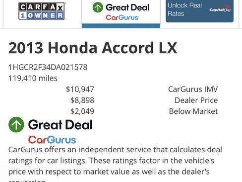 Used 2013 Honda Accord LX image 34