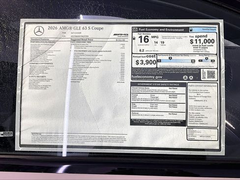 New 2026 Mercedes-Benz GLE 63 AMG S image 18