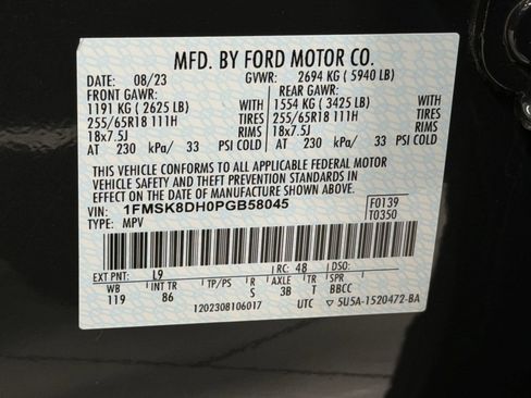 Certified 2023 Ford Explorer XLT AWD/4WD image 23