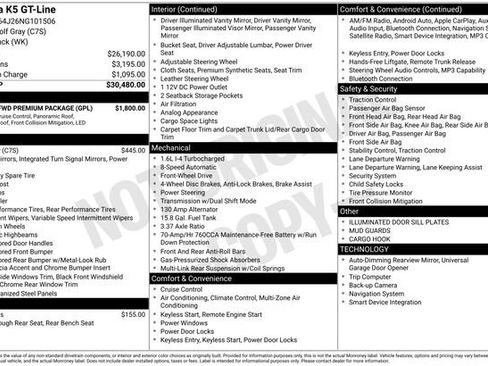 Used 2022 Kia K5 GT-Line w/ GT-Line FWD Premium Package image 32