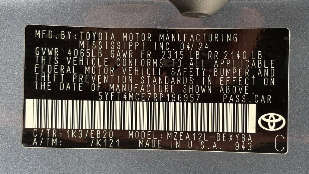 Used 2024 Toyota Corolla XSE FWD image 43