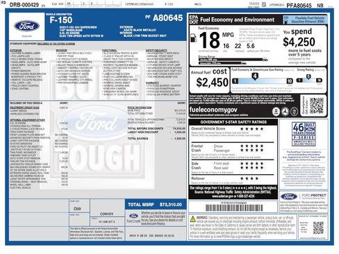 Used 2023 Ford F150 Lariat w/ Equipment Group 502A High AWD/4WD image 4