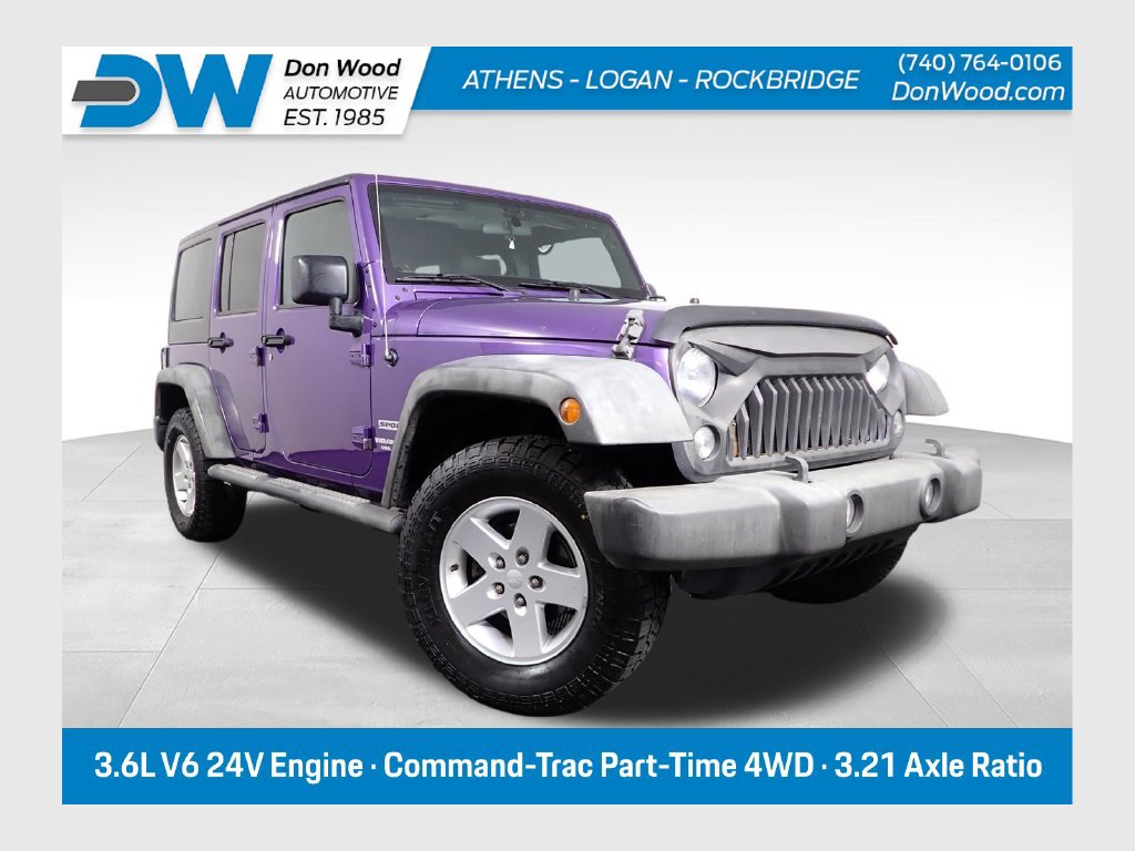 Used 2017 Jeep Wrangler Unlimited Sport w/ Connectivity Group AWD/4WD image 1