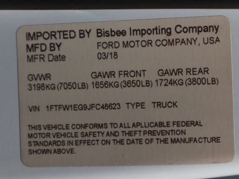 Used 2018 Ford F150 Lariat w/ Equipment Group 501A Mid AWD/4WD image 63
