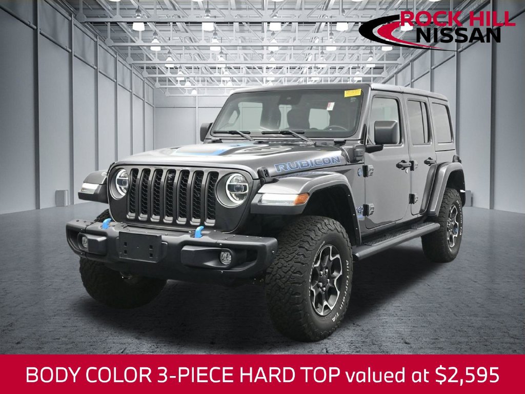 Used 2021 Jeep Wrangler Unlimited Rubicon 4xe w/ Steel Bumper Group AWD/4WD 360° Tour