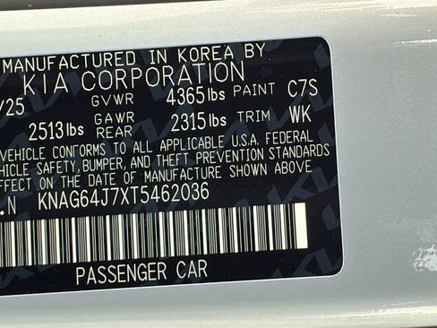 New 2026 Kia K5 GT-Line w/ GT-Line Red Interior Package FWD image 30