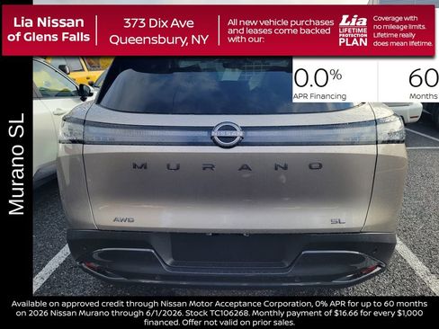 New 2026 Nissan Murano SL AWD/4WD image 6