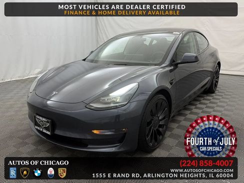 Used 2023 Tesla Model 3 Performance AWD/4WD image 1