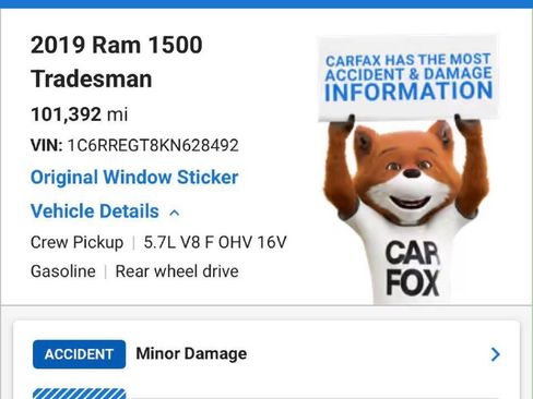 Used 2019 RAM 1500 Tradesman RWD image 21