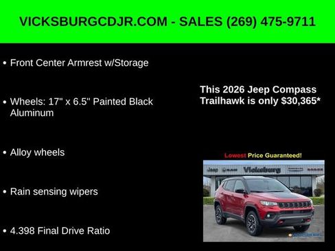 New 2026 Jeep Compass Trailhawk image 33
