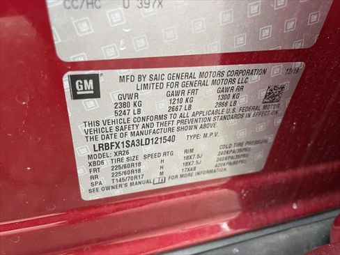 Used 2020 Buick Envision Preferred w/ LPO, Cargo Package image 10