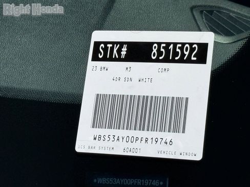 Used 2023 BMW M3 w/ Parking Assistance Package image 38