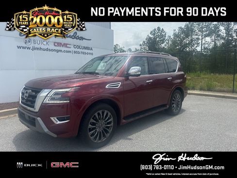 Used 2024 Nissan Armada Platinum w/ Captain's Chairs Package AWD/4WD image 1