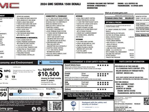 Used 2024 GMC Sierra 1500 Denali w/ Denali Reserve Package AWD/4WD image 40