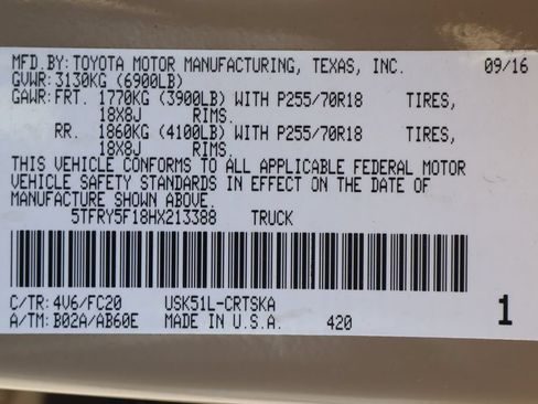 Used 2017 Toyota Tundra SR5 RWD image 46