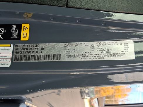 New 2026 Jeep Wrangler Unlimited Sport AWD/4WD image 24