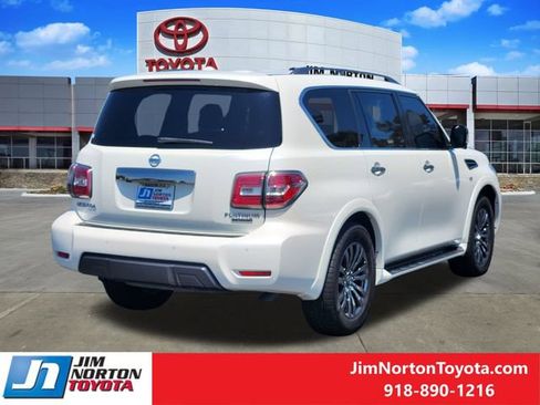 Used 2019 Nissan Armada Platinum w/ Captain's Chairs Package AWD/4WD image 6