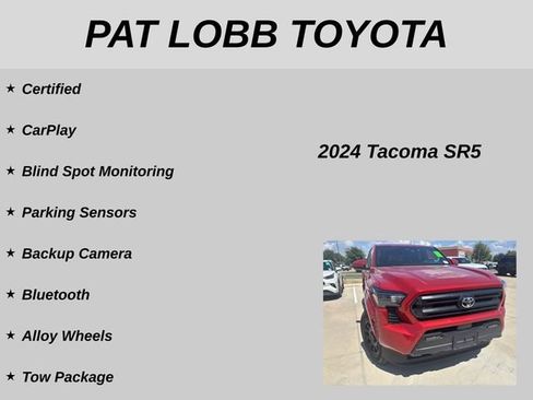 Certified 2024 Toyota Tacoma SR5 RWD image 16