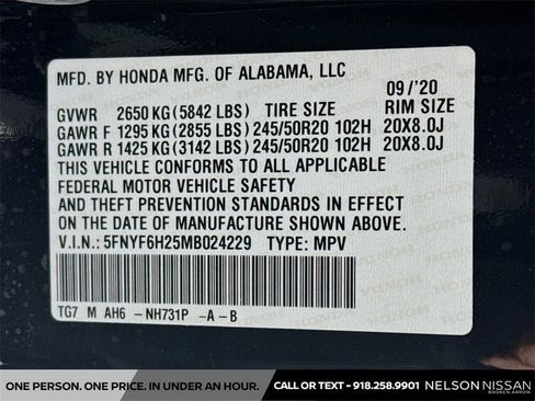 Used 2021 Honda Pilot Special Edition image 33