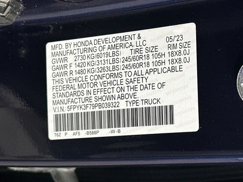 Used 2023 Honda Ridgeline RTL-E image 33