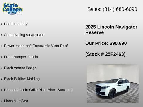 Used 2025 Lincoln Navigator Reserve w/ Jet Appearance Package AWD/4WD image 18