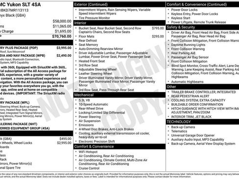 Used 2021 GMC Yukon SLT w/ SLT Luxury Plus Package RWD image 17