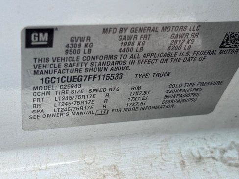 Used 2015 Chevrolet Silverado 2500 W/T w/ WT Convenience Package RWD image 11