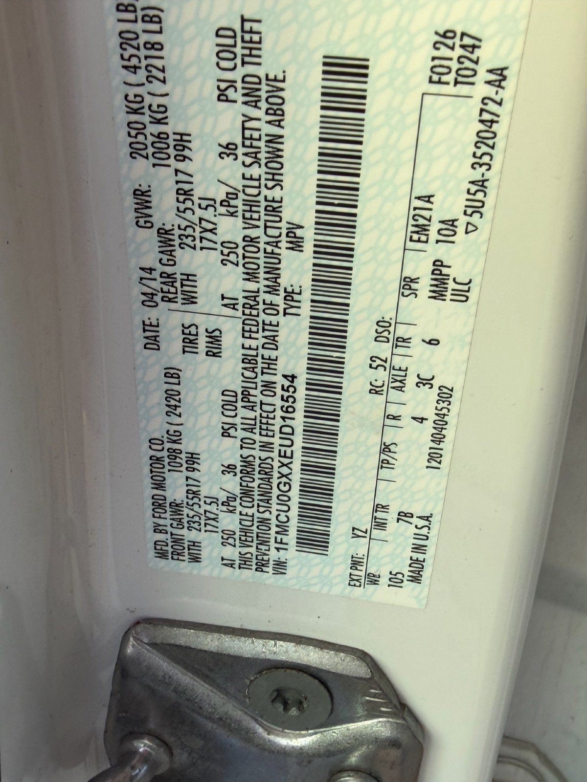 Used 2014 Ford Escape SE FWD image 9