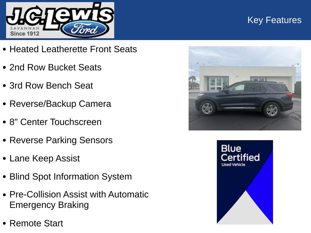 Used 2022 Ford Explorer XLT w/ Equipment Group 202A RWD image 8