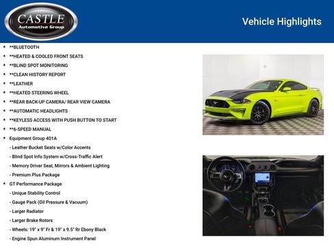 Used 2020 Ford Mustang GT Premium w/ GT Performance Package image 3