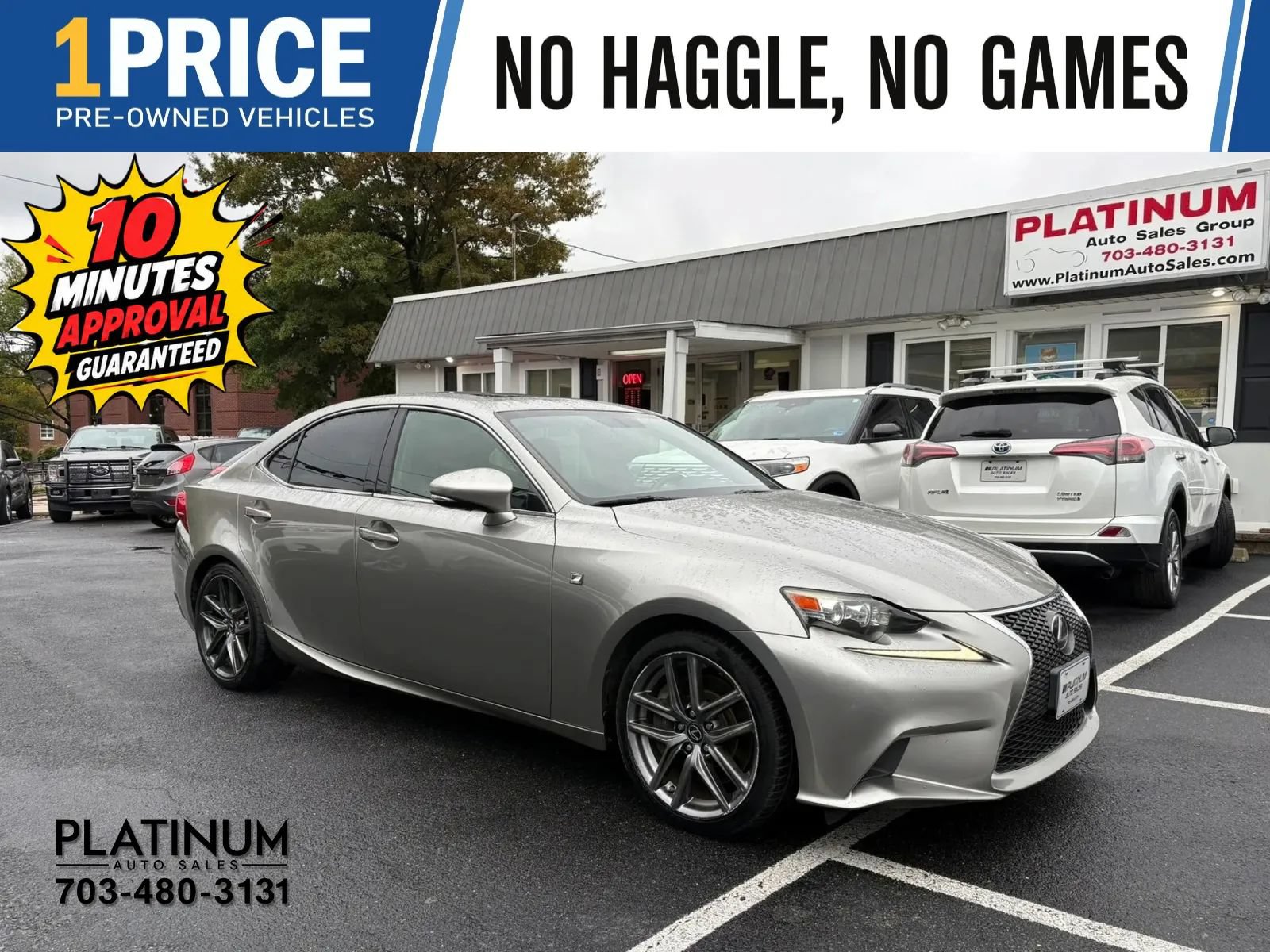 Used 2016 Lexus IS 200t w/ F Sport Package RWD image 1
