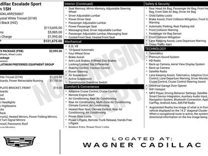 Used 2024 Cadillac Escalade Sport Platinum w/ LPO, ONYX Package