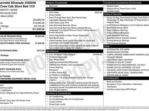 New 2026 Chevrolet Silverado 2500 Custom w/ Custom Value Package AWD/4WD image 26