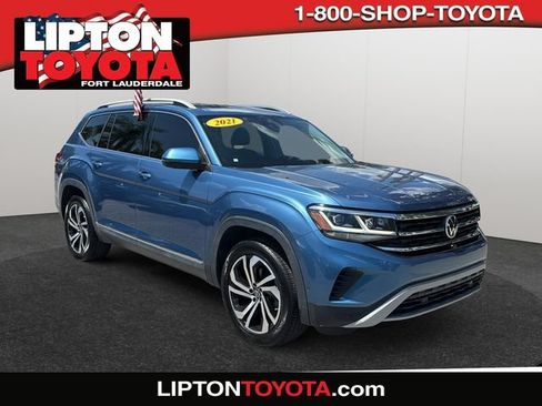 Used 2021 Volkswagen Atlas SEL Premium AWD/4WD image 1