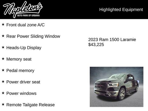 Used 2023 RAM 1500 Laramie AWD/4WD image 7