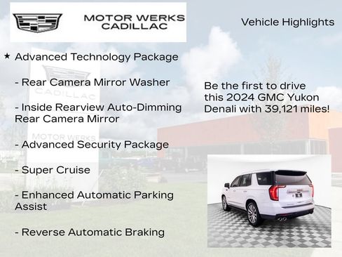 Used 2024 GMC Yukon Denali w/ Denali Reserve Package AWD/4WD image 12