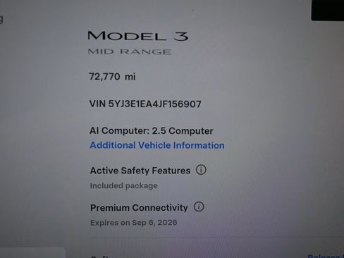 Used 2018 Tesla Model 3 Mid Range RWD image 14