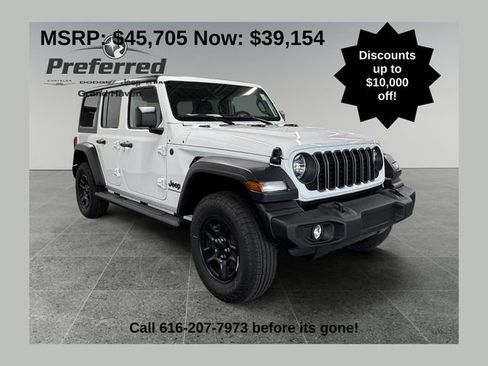 New 2026 Jeep Wrangler Unlimited Sport AWD/4WD image 1