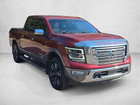 Used 2021 Nissan Titan Platinum Reserve w/ Moonroof Package AWD/4WD image 3