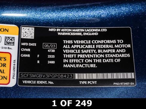 Used 2023 Aston Martin V12 Vantage Roadster image 40