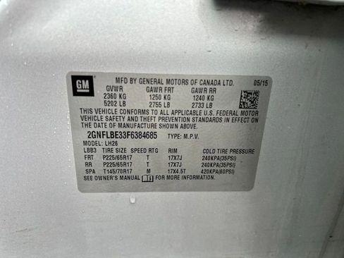 Used 2015 Chevrolet Equinox LT image 29