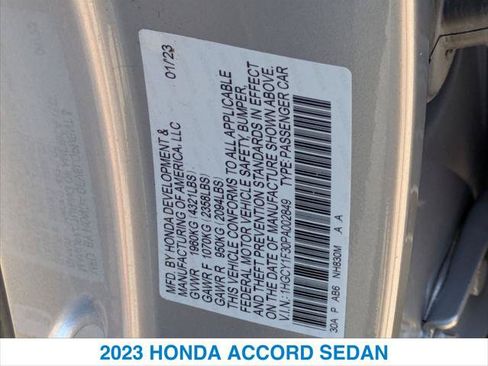Used 2023 Honda Accord EX image 26