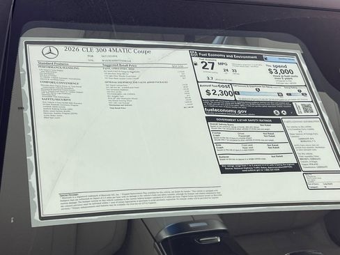 New 2026 Mercedes-Benz CLE 300 4MATIC Coupe image 29
