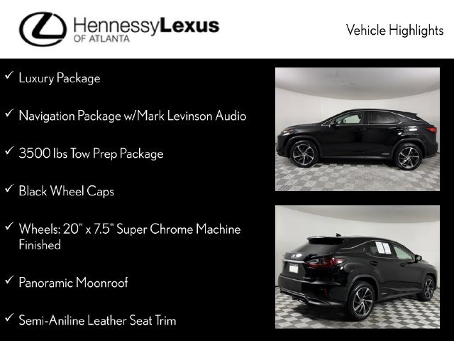 Used 2019 Lexus RX 450h AWD w/ Luxury Package image 11