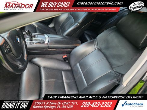 Used 2009 BMW 750i w/ Sport Pkg RWD image 11