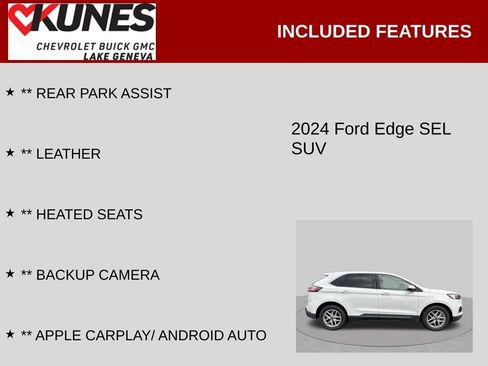 Used 2024 Ford Edge SEL AWD/4WD image 2