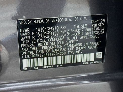 Certified 2026 Honda HR-V LX image 28