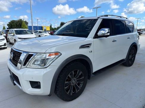 Used 2017 Nissan Armada Platinum w/ Captain Seat Package AWD/4WD image 1